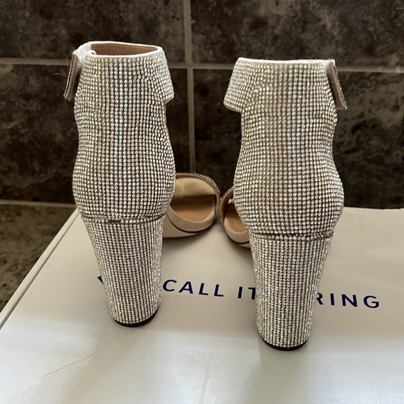 Call It Spring by ALDO Walheim vegan crystal block heel sandal - Picture 5 of 8